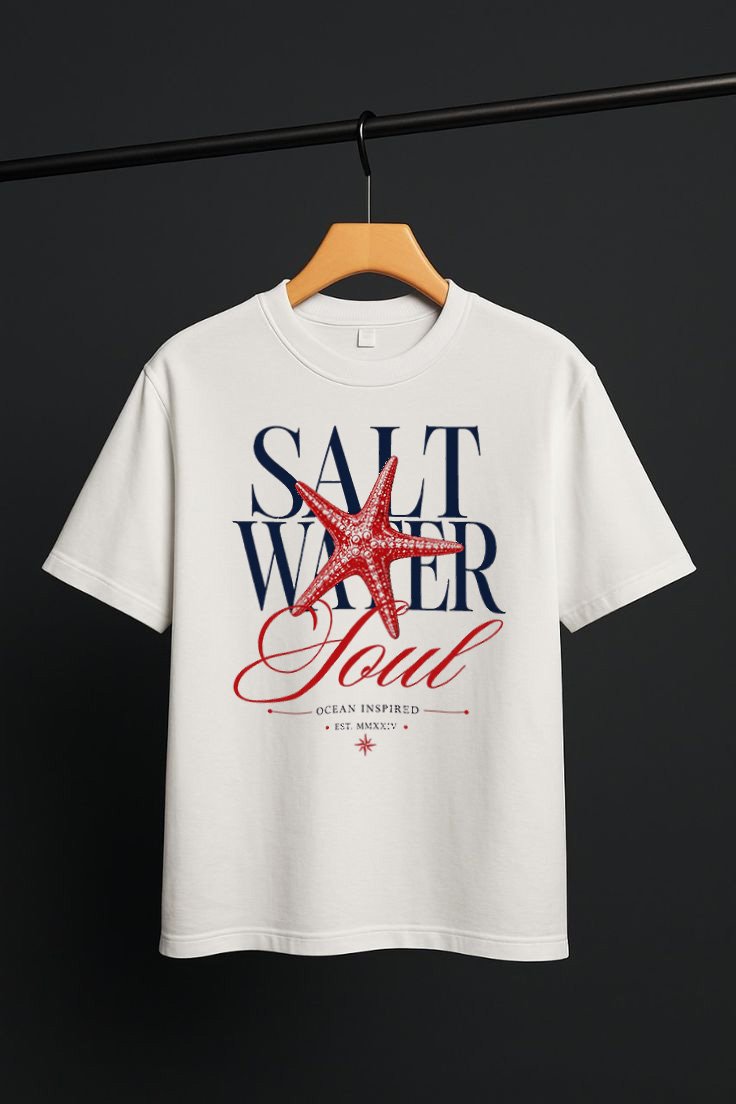 Saltwater Soul Oversized Unisex T-Shirt